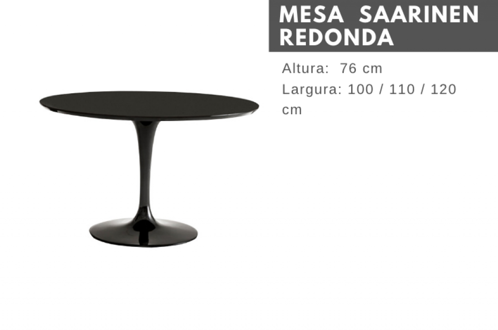 MESA SAARINEN REDONDA